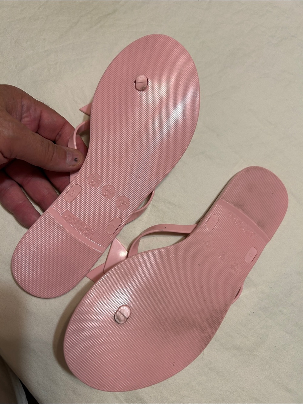 kate spade New York Pink Bow Jelly Slide Sandals - Picture 7 of 8